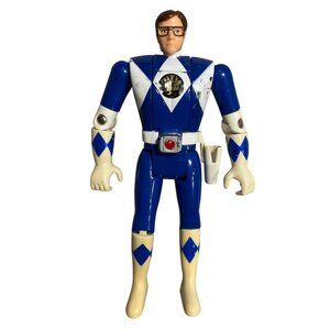 Bandi Mighty Morphin POWER RANGERS  Morphin FLIP HEAD Blue Vintage 1993